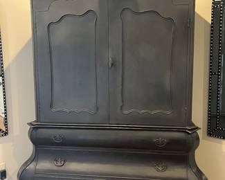 Restoration Hardware Dutch Merchants Chest Double Door Cabinet~