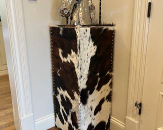 Cowhide Pedestal ~ $395