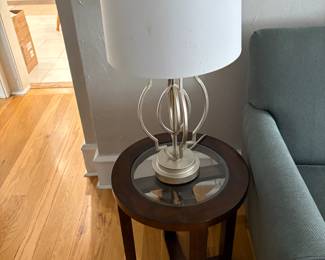End Table with Lamp