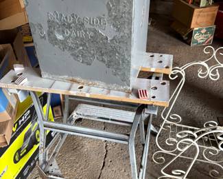 Work Bench, Milk Boxs