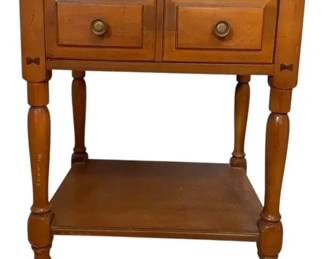 Wooden Nighstand with drawers 