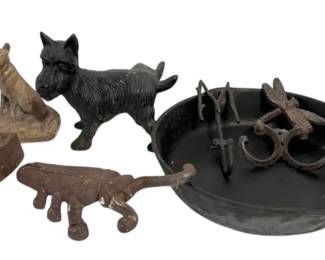 Cast Iron Pan, Beetle Shoe Horn, Dog Door Stopper, More
