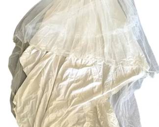 Vintage Lace and Taffeta Wedding Gown