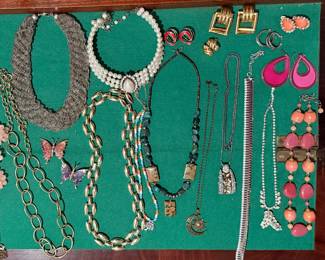 Sample of costume jewelry available