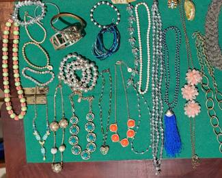 Sample of costume jewelry available
