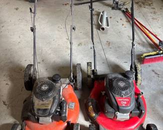 Craftsman and Husqvarna Mowers