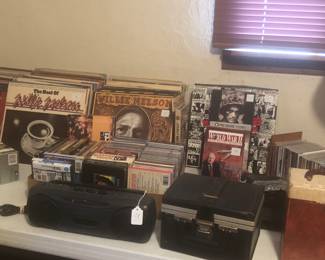 Albums, CD’s, cassettes and 8 tracks