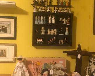 Huge collection of Catholic nun figurines