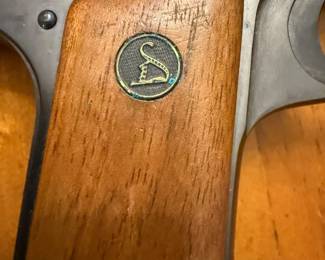 Very Rare Deutsche Werke Ortgies Patent 6.35 cal Pistol in extremely nice condition. Pistol has like new markings all around comes with custom original leather holster and ammunition's clip. A rare pistol that any serious collector would love to add to their collection!
