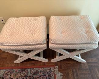 X-based upholstered twins