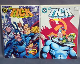 The Tick Comic Books #3-#12 And The Chroma Tick, New England Comics 