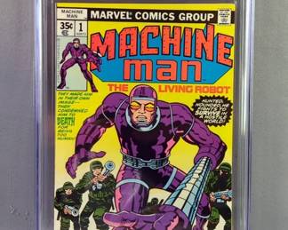 Machine Man #1, Marvel Comics April 1978, CGC Graded 7.5 