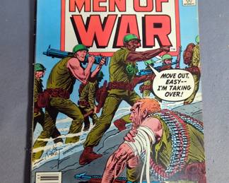 War Comic Books Including Weird War Tales, Our Army at War, Men Of War, And More, Approx Qty 20 
