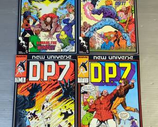 Marvel New Universe Comic Books Star Brand #1-#7, DP7 #1-#13 And DP7 Annual #1 And Justice #1-#9 
