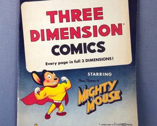Three Dimension Comics Mighty Mouse Vol 1 #1, September 1953 
