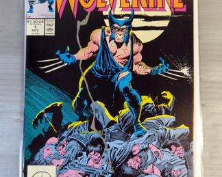 Wolverine #1 Comic Book, Marvel Comics, November 1988 

