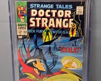 Strange Tales Doctor Strange #168, Featuring Doctor Strange and Nick Fury, Marvel Comics Group, May 1968, CGC Graded 7.0 