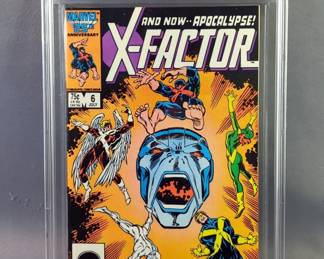 X-Factor #6, 1st Appearance Of Apocolypse, Marvel Comics July 1986, CGC Graded 9.6 