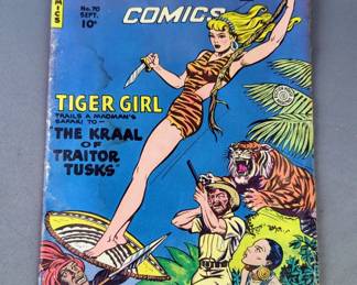 Fight Comics Tiger Girl #70, September 1950 