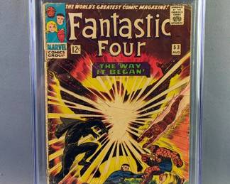 Fantastic Four #53, Marvel Comics August 1966, CGC Restored Grade .5