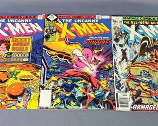 X-Men And Uncanny X-Men Comic Books, Various Issues, Qty 5