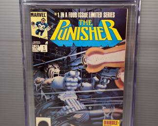 The Punisher Limited Series #1 Marvel Comics, CGC Graded 5.5, 1986 