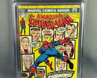 Amazing Spider-Man #121, "Death" of Gwen Stacy, Green Goblin Appearance, Marvel Comics June 1973, CGC Graded 7.0 