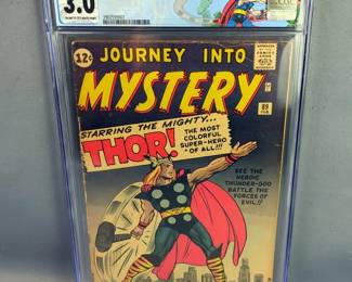 Journey Into Mystery #89, Origin Of Thor Retold, Marvel Comics Feb 1963, CGC Graded 3.0 
