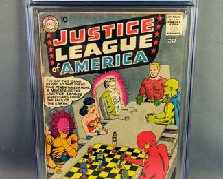 Justice League of America #1, Origin And First Appearance Of Despero, DC Comics Oct/Nov 1960, CGC Graded 2.5 
