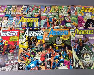 Avengers Comic Books #300- #306 And #318-#336, Marvel Comic Group, Approx Qty 29 