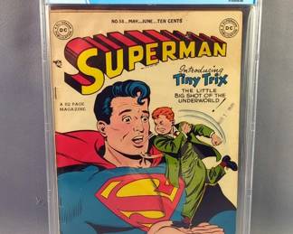 Superman #58, DC May/June 1949, CBCS Graded 2.0