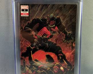 Venom #3 Second Printing Variant Edition, 1st Appearance Of Knull, Spider-Man (Miles Morales) Appearance, Marvel Comics Oct 2018, LGY#168, CGC Graded 9.8 
