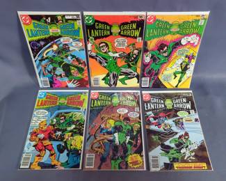 Green Lantern & Green Arrow Comic Book, DC Comics, Various Issues, Some Signed By Artist, Approx Qty 83
