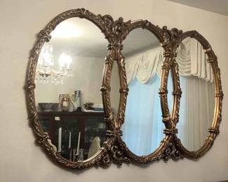 Vintage Mid Century Hollywood Mirror