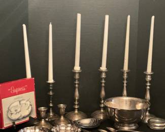 Sterling Silver Silver Plate Items 