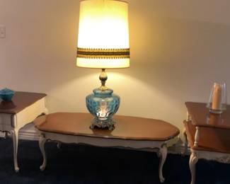 Coffee Table And Side Tables.