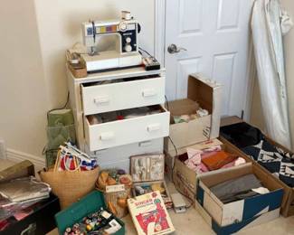 Sewing Machine And Supplies