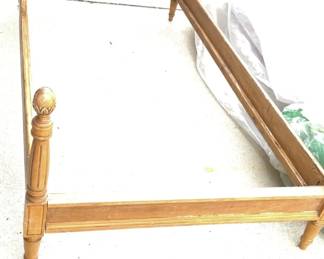 Vintage Bed Frame With Mattress .