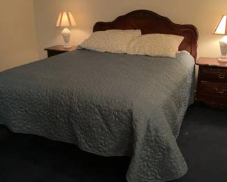 Queen Bed And Night Stands.