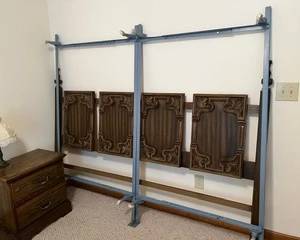 King Size Bed Headboard and Frame