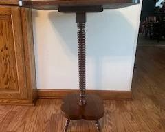 Antique Checker Board Table