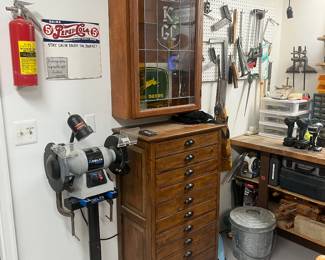 Wood tool chest … storage tower $200