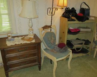Vintage Purses...Side Chait...Night Stand