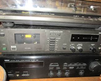 Technics Turntable...Nad Tape Deck...Yamaha..