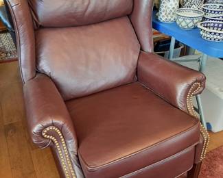 #1  Lane Burgundy Recliner  33"Wx31"Dx40"H   $185