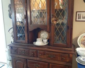 #26  Virginia House Lighted China Cabinet  56"Wx18"Dx79"H   $295