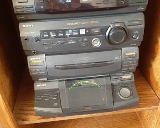 #19  Sony Stereo System w/Speakers XB8AV   $245