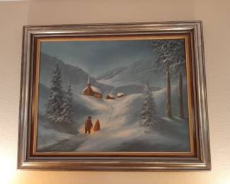 #41  B. Laudrock Painting  39"x31"   $50