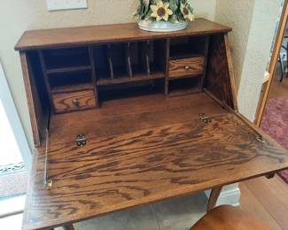 #8  Secretary w/Chair  32"Wx16"Dx42"H   $175