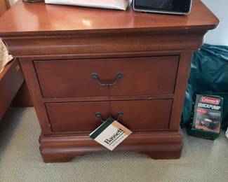 #45+#46  Bassett Nightstand  27"Wx17"Dx25"H   $189ea